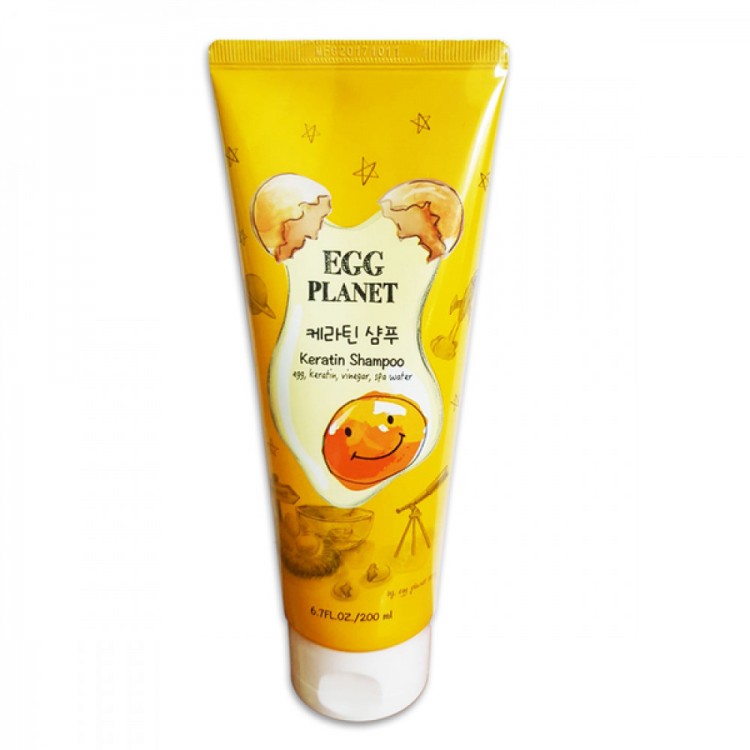Шампунь с кератином для поврежденных волос DAENG GI MEO RI Egg Planet Keratin Shampoo, 200ml